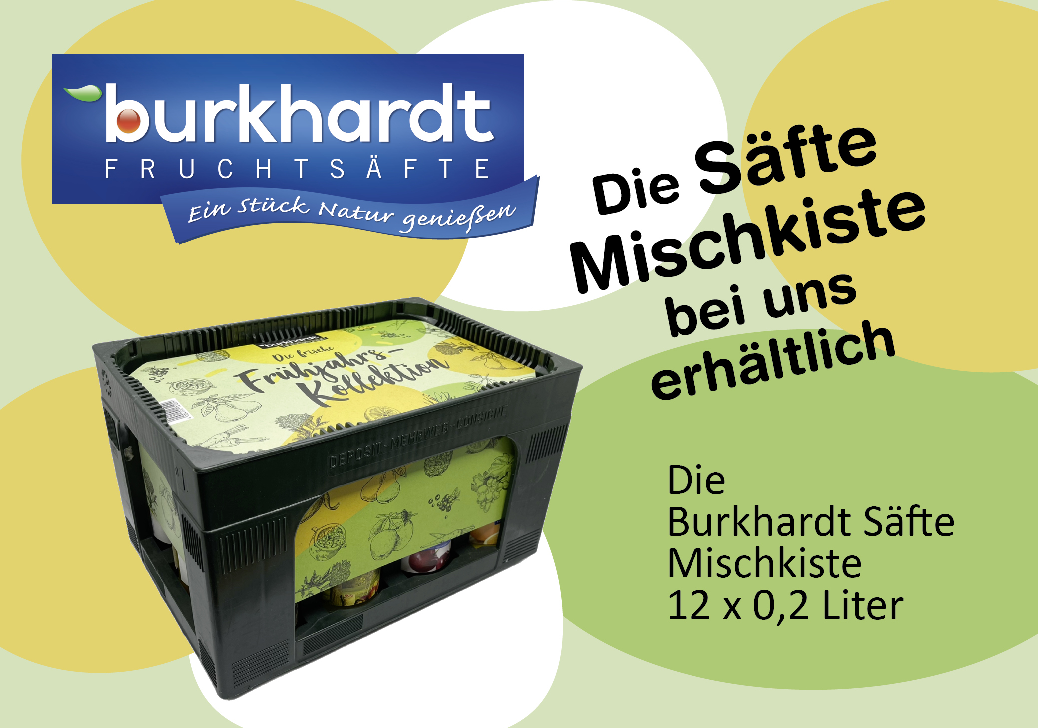 Burkhardt Säfte Mischkiste 12 x 0,2,Liter bei Drinkscout 24 Unterensingen